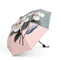 Зонт механический &laquo;Весна&raquo;, 4 сложения, 8 спиц, R = 49 см, цвет МИКС