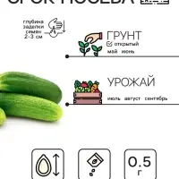 Семена Огурец &laquo;Феникс&raquo;, пчелоопыляемый, среднеспелый, 0.5 г