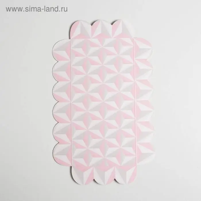 Коробка для печенья, кондитерская упаковка с PVC крышкой, &laquo;Тебе&raquo;, 21 х 10.5 х 3 см