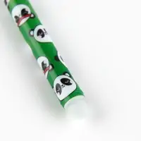 Ручка пиши стирай синяя паста 0,5 мм с колпачком &laquo;Панда&raquo;