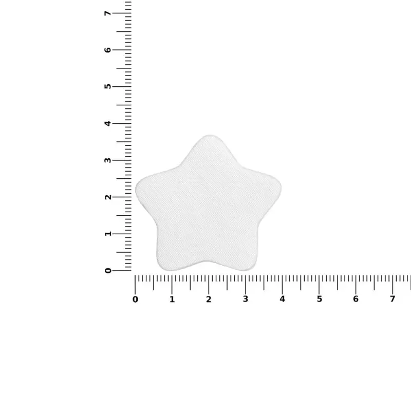 Наклейка тканевая Lunga Bial, M, белая