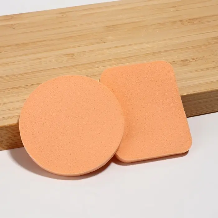 Спонжи для макияжа, набор - 2 шт., бежевые