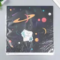 Двусторонняя бумага для скрапбукинга &laquo;Арт Узор. Космос&raquo;, 180 г/м&sup2;, 30.5&times;32 см