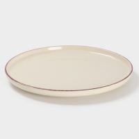 Тарелка Доляна "Альпийский крем" 27см, 27х2,5, цвет белый