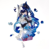 Пазлы деревянные фигурный &laquo;Аниме девушка&raquo;, 155 элементнов