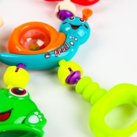 Набор погремушек Крошка Я &laquo;Собери меня&raquo;, 10 шт, яркие цвета