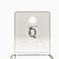 Колье "Сердце" под гематит, цвет серебро