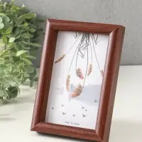 Фоторамка МДФ на 1 фото 10х15 см "Тёмный шоколад" 2,5х13х18 см