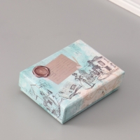 Сургучный набор "Мальчик и лис" печать, ручка, сургуч 12,5х10х3,6 см