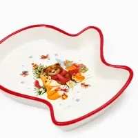 Блюдо керамическое &laquo;Волшебного года&raquo;, 20&times;17.5&times;3 см, ручная работа