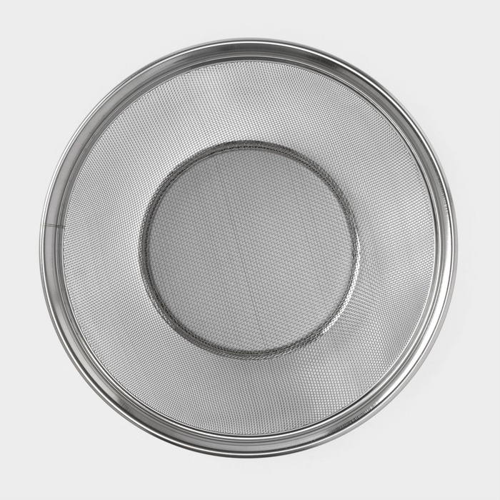 Сито для просеивания Доляна &laquo;Универсал&raquo;, d=25 см, цвет серебристый