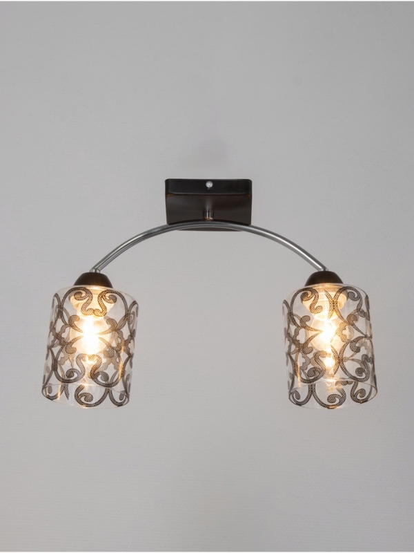 Люстра 1111/2CR E27 40Вт хром 35х10х28 см BayerLux