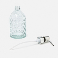 Дозатор для мыла SAVANNA &laquo;Оса&raquo;, 500 мл, стеклянный, прозрачный