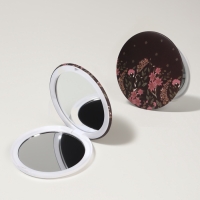 Зеркало складное &laquo;Цветы&raquo;, d = 7,5 см, цвет МИКС