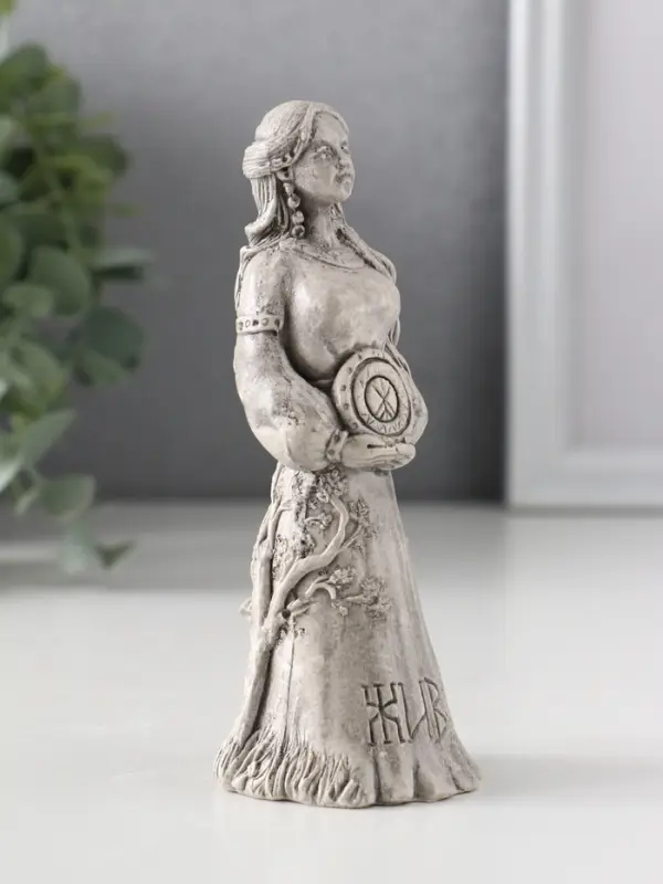 Фигура славянская богиня &laquo;Жива&raquo; 12.5&times;5&times;5 см, серая