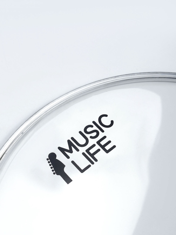 Пластик для барабана Music Life 10 дюймов, прозрачный