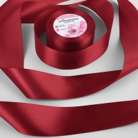 Лента атласная, 50 мм &times; 23 &plusmn; 1 м, цвет бордовый №48