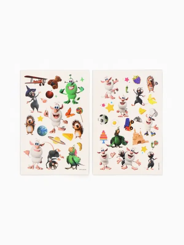 Набор Детские переводные татуировки "Весёлые ребята" 2 листа