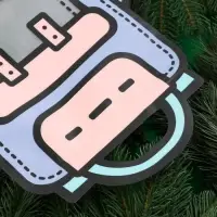 Пакет подарочный, &laquo;Портфель&raquo;, с zip-lock застежкой, 24&times;28+8 см