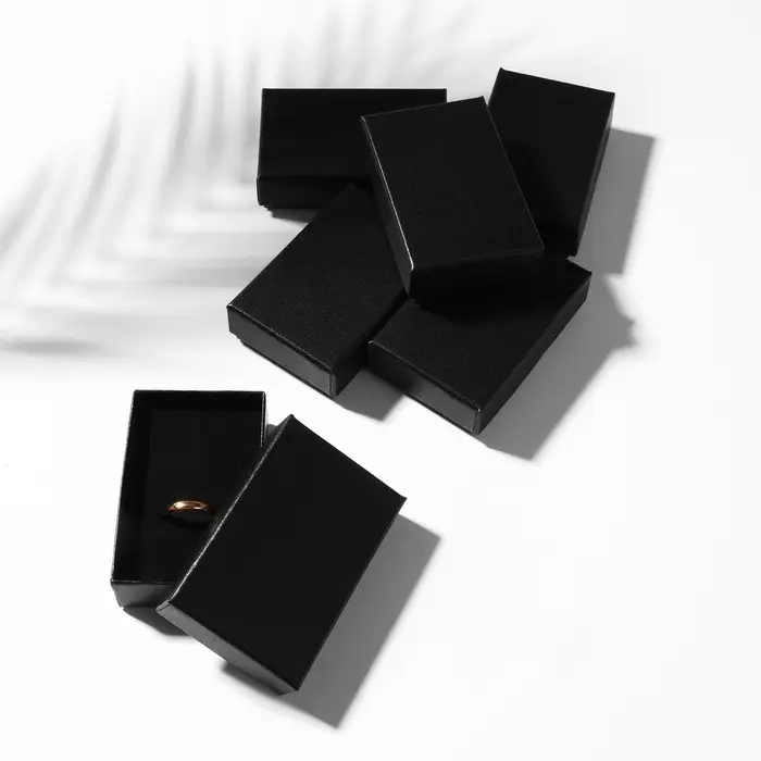 Коробочка подарочная под набор &laquo;Минимал&raquo; , 5&times;8 см, цвет чёрный