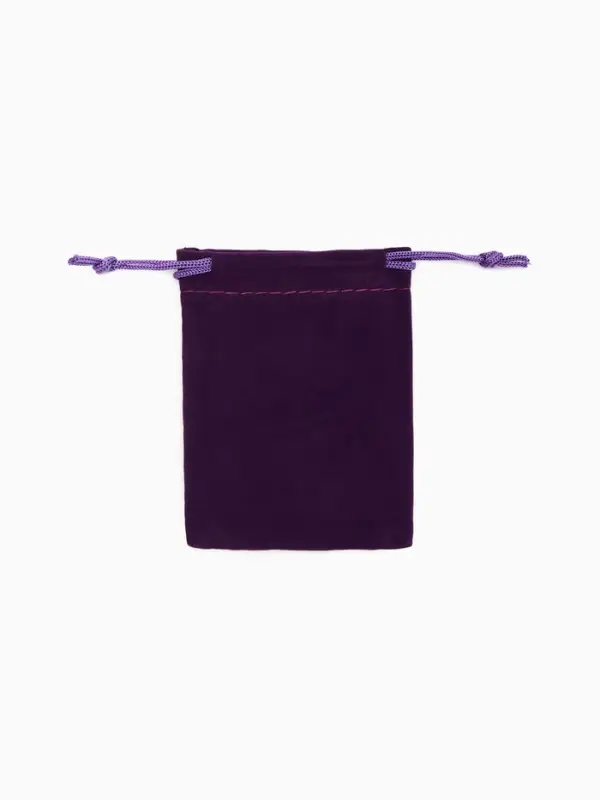 Мешочек бархатный, 7&times;9 см, фиолетовый