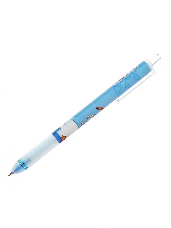 Ручка гелевая автомат СТИРАЕМЫЕ ЧЕРНИЛА, 0,5 мм, стержень синий, Космонавт МИКС