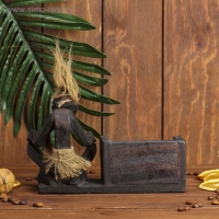 Сувенир дерево календарь "Абориген" 14х20х8 см  МИКС