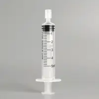 Шприц парфюмерный, 5 мл, фасовка - 5 шт., прозрачный