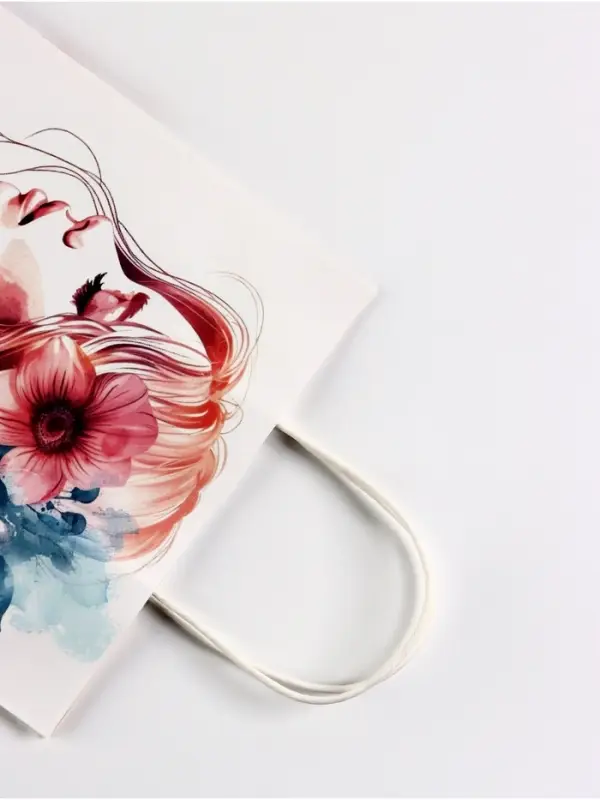 Пакет подарочный крафт, &laquo;Самой красивой!&raquo;, 21&times;11&times;27 см