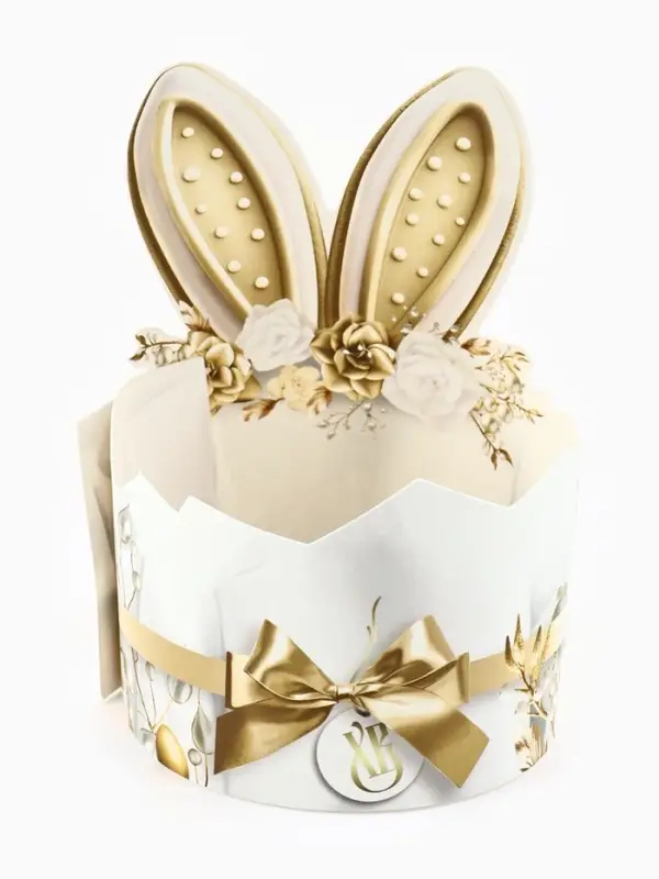 Ободок для кулича &laquo;Заячьи ушки&raquo;, на пасху, 25.7&times;10.8 см