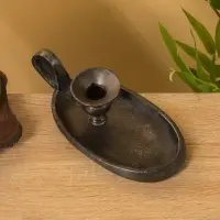 Подсвечник "Ретро серия Лондон" алюминий 21х10х6 см