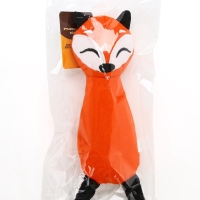 Игрушка для собак с шуршалкой "Лисичка" из текстиля, 6,8*23 см