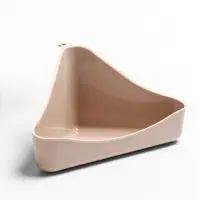 Туалет угловой для грызунов 16 х 9 х 8,5 см, микс цветов