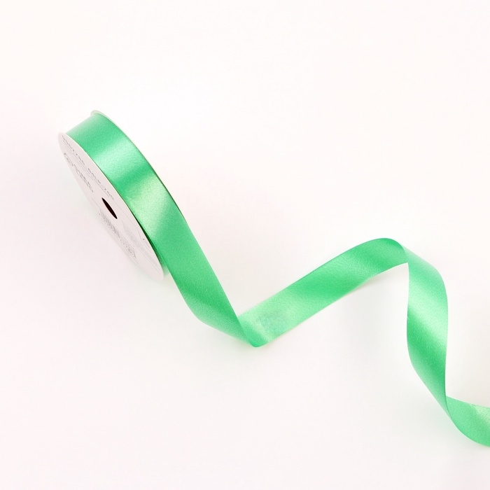 Лента для декора и подарков, салатовый МИКС, 2 см х  45 м набор 4шт   9567786