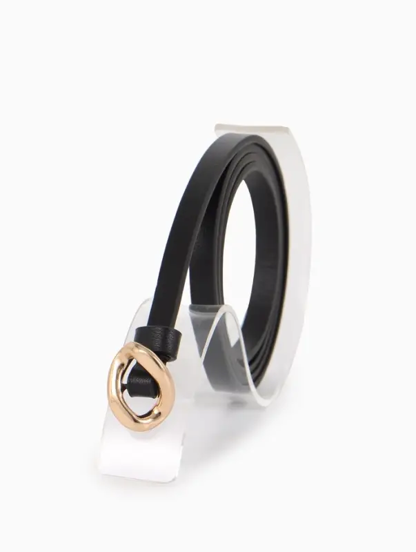 Ремень жен 01-01-01-07, Июнь2514, 1*0,3*110 см, без винта, пряж золото, затяж, черный