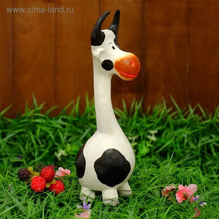 Сувенир дерево "Корова Милка" 27х7х7 см