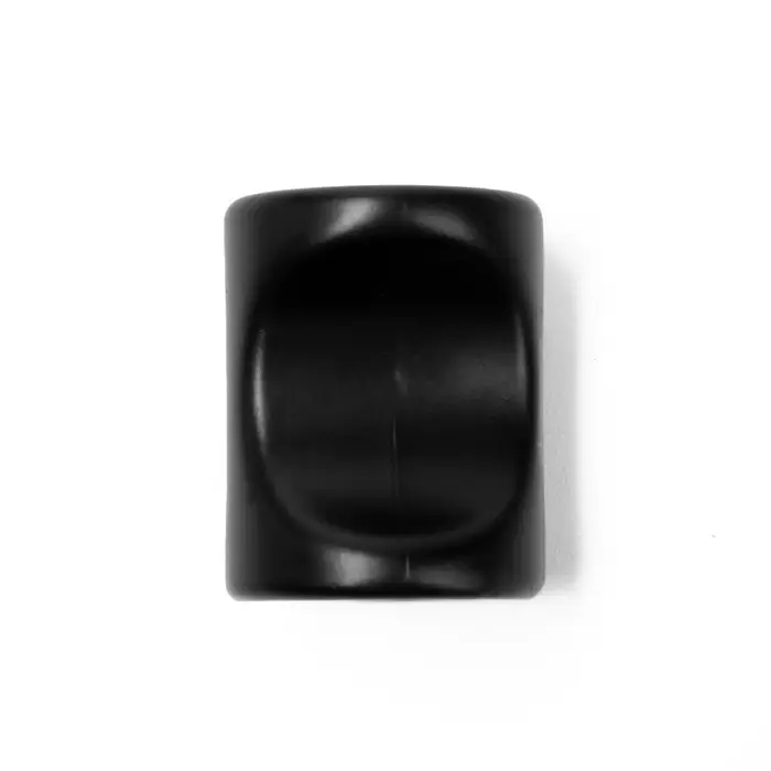 Ручка-кнопка CAPPIO РК102, d=18 мм, пластик, цвет черный