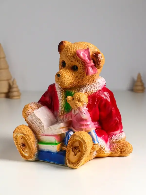 Копилка "Два медведя с", 20х17,5х16,5 см