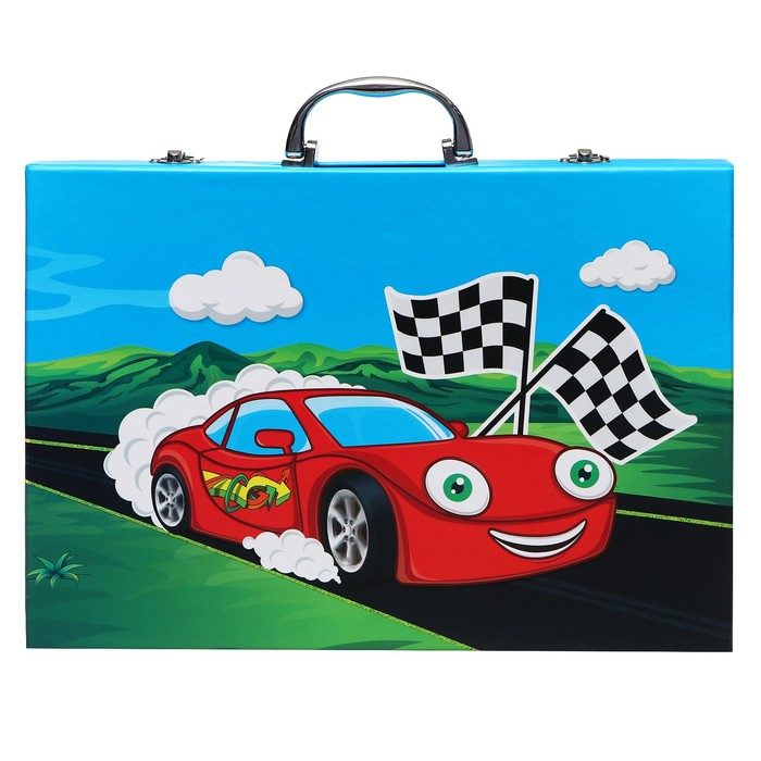 Набор для рисования в голубой коробке