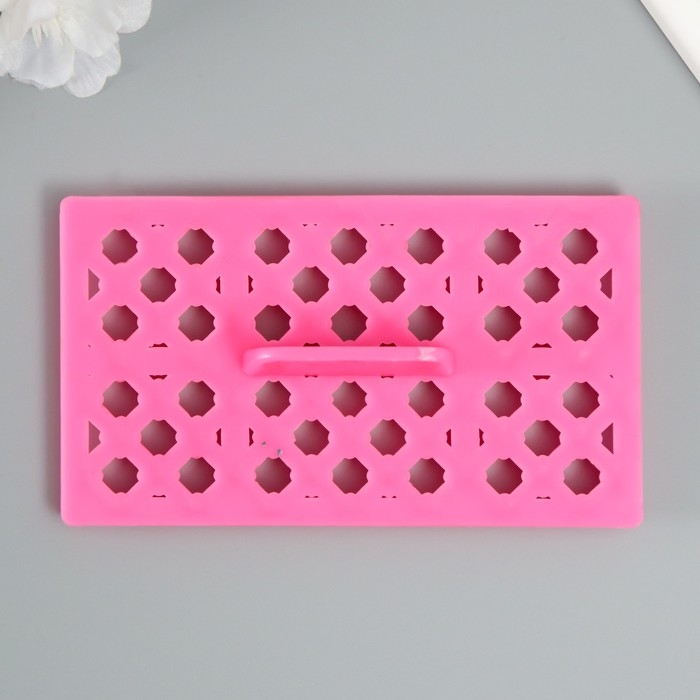 Штамп пластик "Ромб с квадратом" 12,8х7.5 см