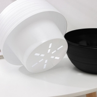 Горшок &laquo;Дуэт&raquo;, 2,5 л, цвет чёрно-белый