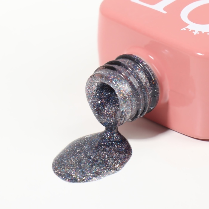 Гель лак для ногтей &laquo;CAT`S EYE SHINE&raquo;, 3-х фазный, 10 мл, LED/UV, цвет серебристый (38)