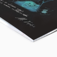 Предметная тетрадь А5, 48 л на скрепке &laquo;Силуэт.Химия&raquo; Софт тач лам, уф лак