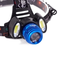 Фонарь налобный аккумуляторный "Мастер К", 1200 мАч, 4 режима, 7.5 х 8 см