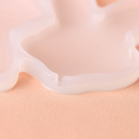 Форма для леденцов Доляна &laquo;Заяц&raquo;, силикон, 13&times;7,5&times;0,7 см, 3 ячейки