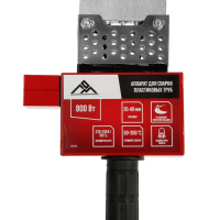 Аппарат для сварки пластиковых труб ЛОМ, 800 Вт, комплект насадок 20 - 40 мм, 50 - 300&deg;