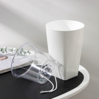 Кашпо для цветов со вставкой &laquo;Грейс&raquo;, 1,4 л (800 мл), цвет белый