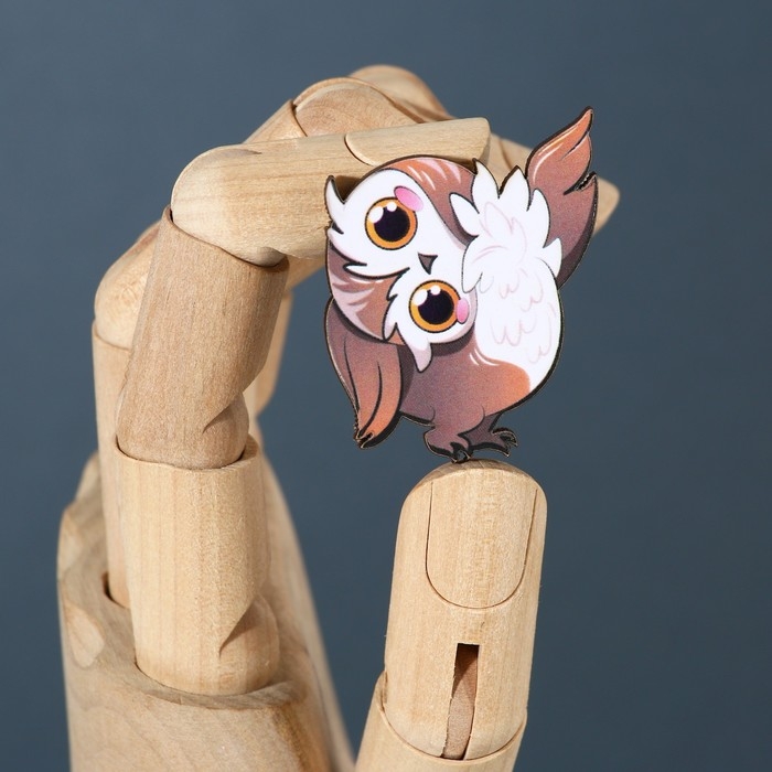 Значок деревянный &laquo;Талисман на успех&raquo;, 4 х 3,5 см