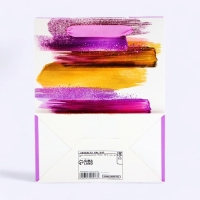 Пакет ламинированный &laquo;Мазки&raquo;, MS 18 &times; 23 &times; 10 см