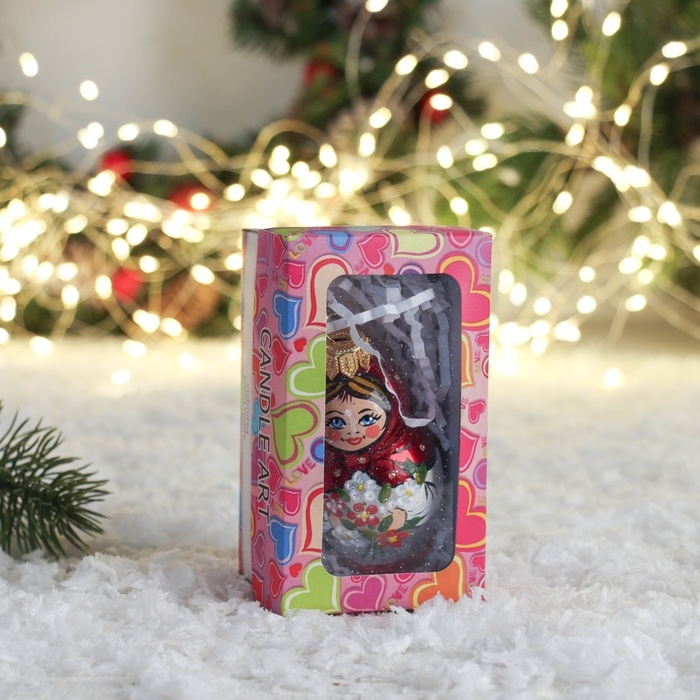 Ёлочная игрушка "Матрёшка-07" 7,7 см